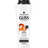 6x Gliss Total Repair Shampoo 250 ml