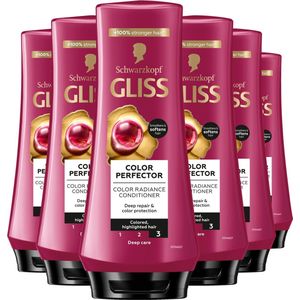 Schwarzkopf - Gliss - Conditioner Color Protect & Shine - 6x 200 ml - Voordeelverpakking