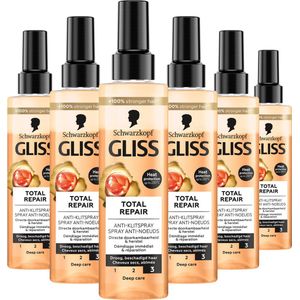 Gliss - Anti-Klitspray - 200ml - Voor Droog en Beschadigd Haar