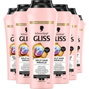 Schwarzkopf - Gliss - Split Hair Miracle - Shampoo - Haarverzorging - Voordeelverpakking - 6x 250 ml