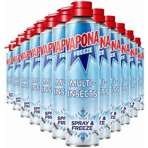 12x Vapona Freeze Multi Insecten Spray 300 ml