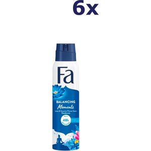 Fa - Balancing Moments - Deodorant Spray - 6x150 ml