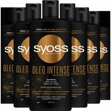 Syoss - Oleo Intense - Shampoo - Haarverzorging - Voordeelverpakking - 6 x 440 ml