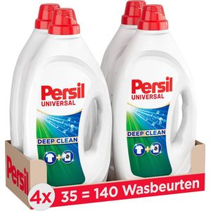 Persil Gel Universal - Vloeibaar Wasmiddel - Witte Was - Voordeelverpakking - 4 x 35 Wasbeurten