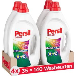 Persil Gel Color - Vloeibaar Wasmiddel - Gekleurde Was - Voordeelverpakking - 4 x 35 Wasbeurten