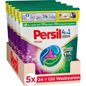 5x Persil Wasmiddel Discs Color Kleur 24 stuks