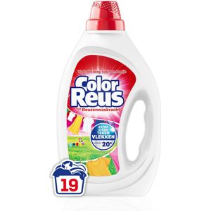 Color Reus Gel - Vloeibaar Wasmiddel - Gekleurde Was - Voordeelverpakking - 6 x 19 Wasbeurten