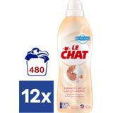 Le Chat - Wasverzachter Almond Milk - Vloeibaar Wasmiddel - Voordeelverpakking - 12 x 36 Wasbeurten
