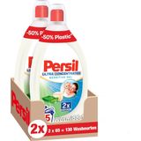 Persil Ultra Concentrated Sensitive - Vloeibaar Wasmiddel - Voordeelverpakking - 2 x 65 Wasbeurten