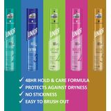 6x Taft Junior Hairspray Mega Strong 250 ml