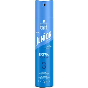 6x Taft Junior Hairspray Extra Strong 250 ml