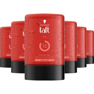 Taft V12 Power Gel - Haargel - Tottle 6x 300ml - Grootverpakking