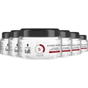 Taft - Extreme Freezing Gel - Pot - 6 x 250ml - Grootverpakking