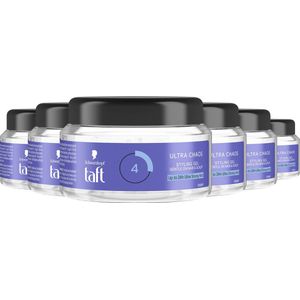 Taft Ultra Classic Chaos Styling Gel - 6x 250ml - voordeelverpakking