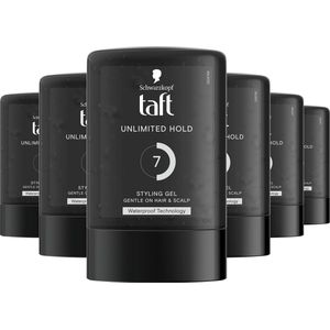 Taft - Unlimited Hold Gel - Tottle - Haargel - Haarstyling - 6 x 300ml - Voordeelverpakking