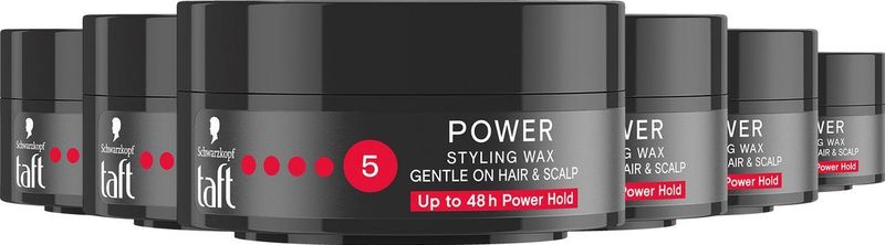 Taft - Power Wax - 6 x 75ml - Grootverpakking