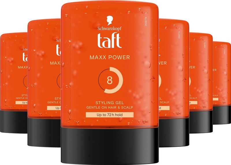 Taft MAXX Power Gel - Tottle - 6x 300ml - Grootverpakking