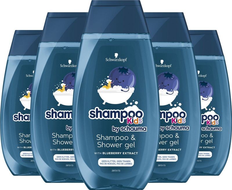 Schwarzkopf Shampoo Kids Blueberry 6x250ml - Grootverpakking