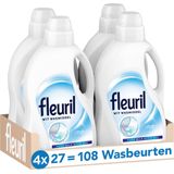 Fleuril Renew Wit- Vloeibaar Wasmiddel - Voordeelverpakking - 4x27 Wasbeurten