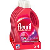 Fleuril Wasmiddel Renew Gekleurde Was - 4x 2,55L - 51 Wasbeurten