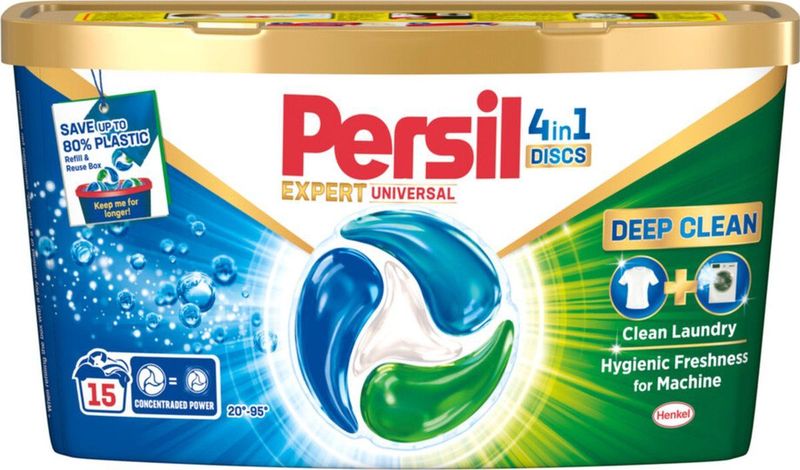 Persil - Wasmiddelcapsules Universal - 8x16 stuks - Diepreinigende Formule