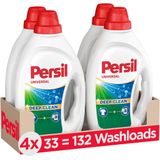 Persil Gel Universal - Vloeibaar Wasmiddel - Witte Was - Voordeelverpakking - 4 x 33 Wasbeurten