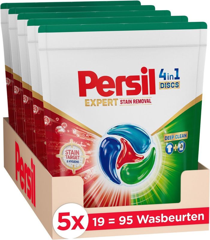 Persil - Deep Clean - Vlekkenverwijderaar - Compacte Disc - 20 Stuks