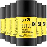 Got2b - Glued Styling - Haarwax Stick - 50 gr - 6x