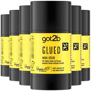 Got2b - Glued Styling - Haarwax Stick - 50 gr - 6x