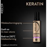 SYOSS Keratine Heatprotection Spray – Haarspray - Hittebescherming – Keratine Versterking - Langdurige Hold – Anti-Pluis - Voordeelverpakking - 6 x 200 ml