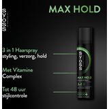 Syoss - Max Hold - Haarspray - Styling - Verzorging - Sterke Fixatie - Voordeelverpakking - 12x 75ml