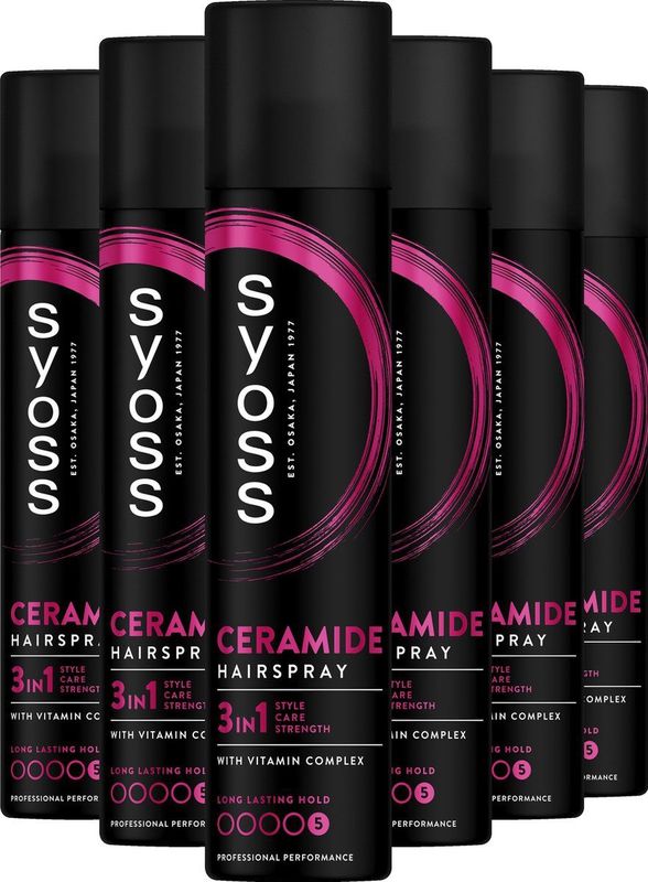 Syoss - Ceramide Haarspray - 3-in-1 Formule - Versterkte Haarstructuur