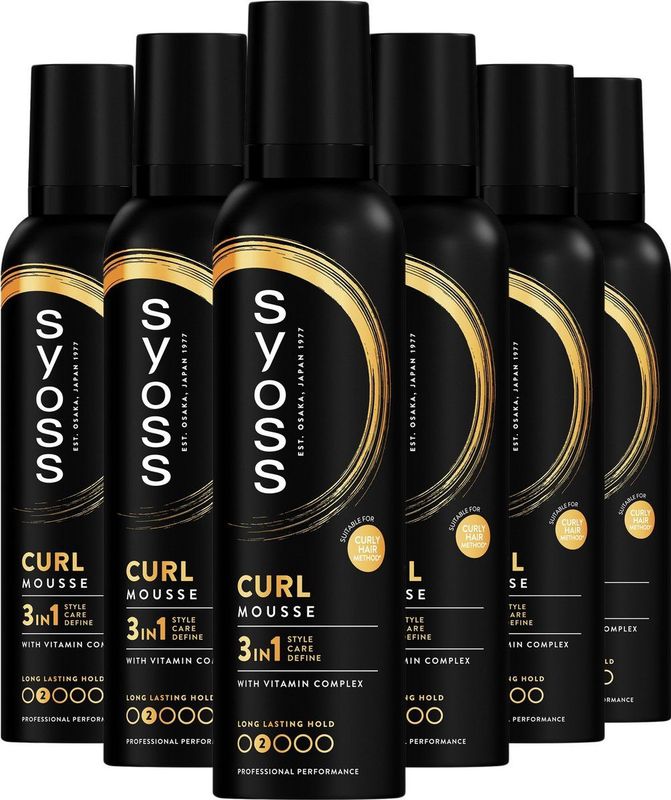 Syoss - Curl - Styling Mousse - 200ml - Voor Krullen