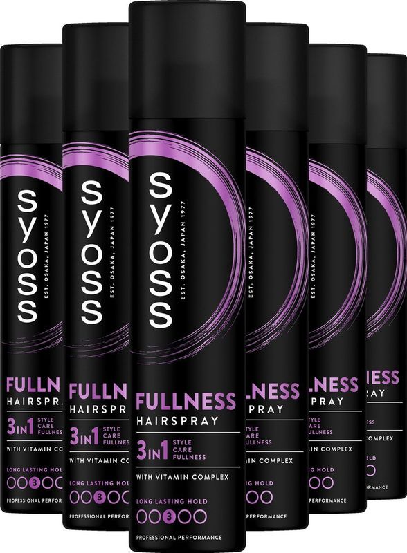 Syoss - Fullness Haarspray - Volumineuze Styling - Vitaminecomplex - 400ml