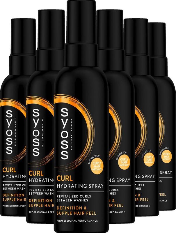 Syoss - Curl Control Spray - Haarlak - Hydratatie - Curly Girl Method Approved