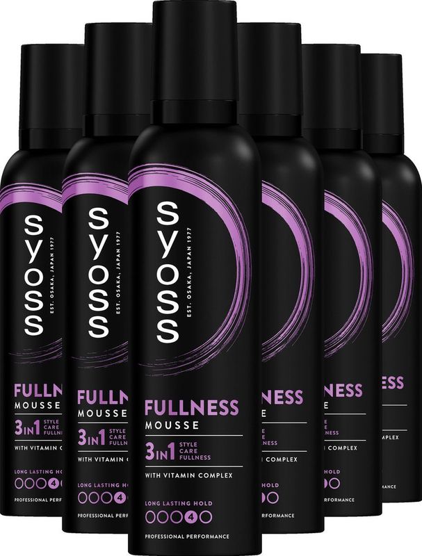 Syoss - Fullness Mousse - Styling Mousse - Voor Langdurig Volume - 300ml