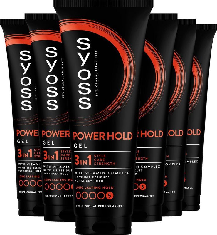 Syoss - Power Hold Haargel - 200ml - Professionele Kwaliteit - Hold Level 5