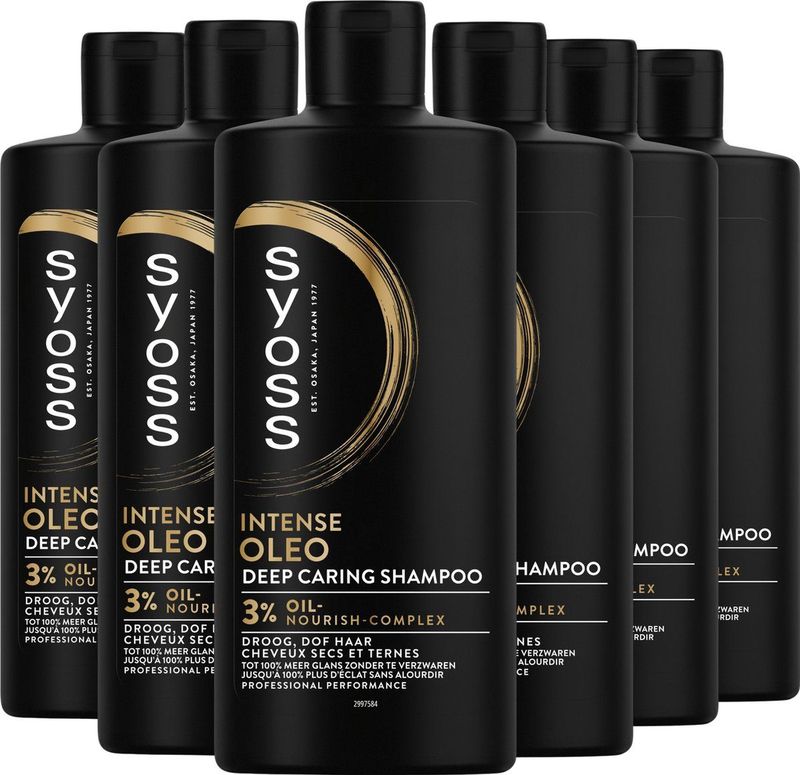 Syoss - Intense Oleo - Shampoo - 440ml - Voor Droog en Dof Haar