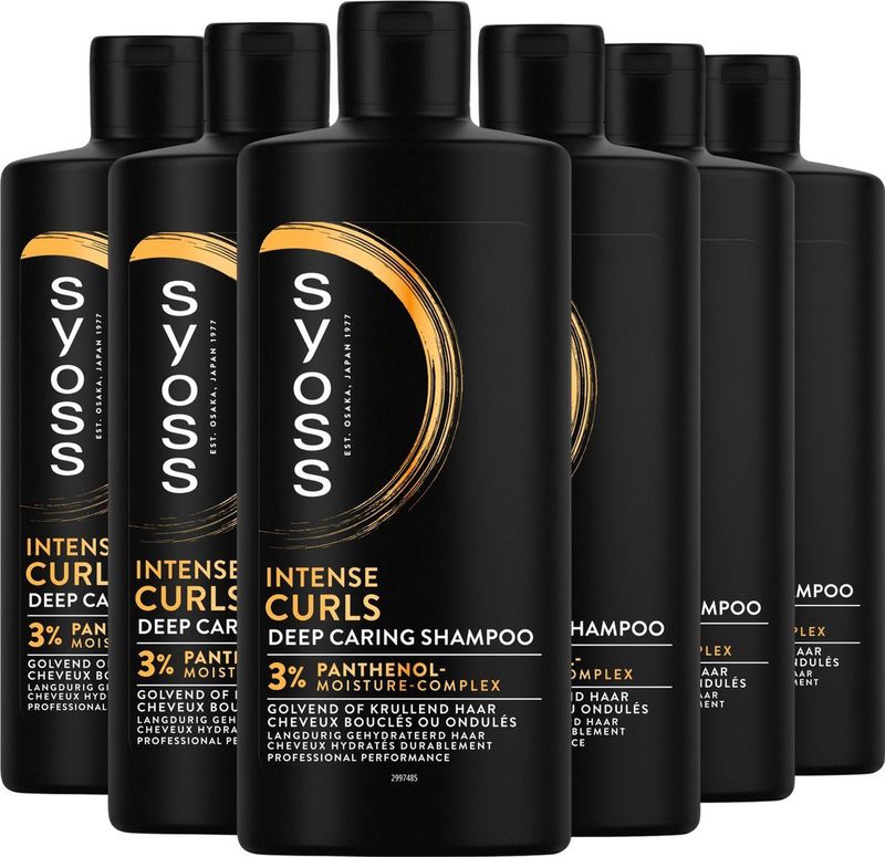 Syoss - Intense Curls - Shampoo - 440ml - Met 3% Panthenol-Moisture-Complex
