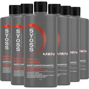 Syoss - Men Intense Power - Shampoo - 440ml - Met 4% Caffeine-Energy-Complex