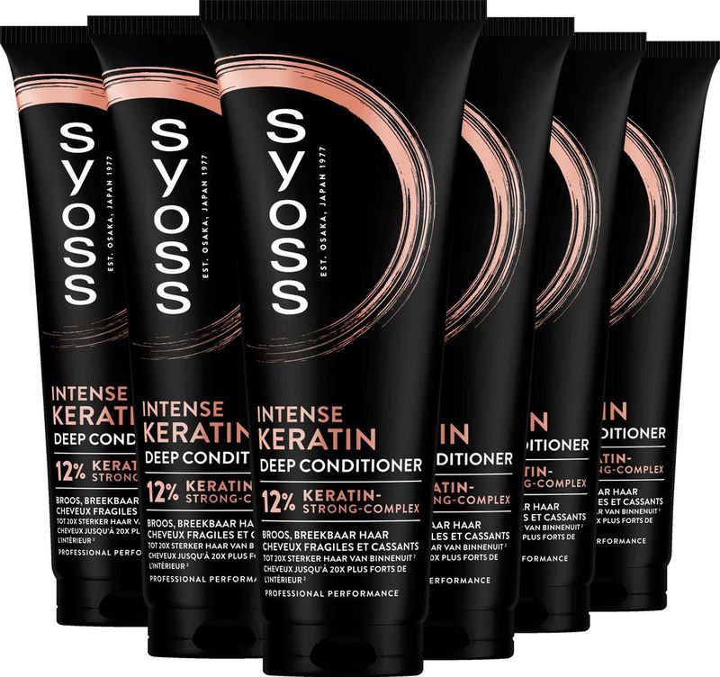 Syoss - Intense Keratin - Deep Conditioner - 250ml - Voor Broos Haar