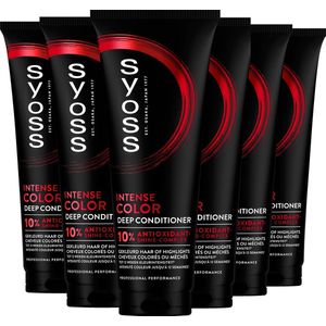 Syoss - Intense Color - Conditioner - Gekleurd Haar - Voordeelverpakking - 6 x 250ml