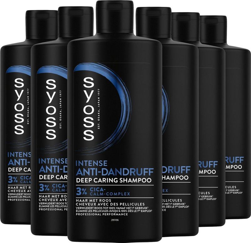 Syoss - Intense Anti-Dandruff Shampoo - 440ml - Haarverzorging - Kalmerend