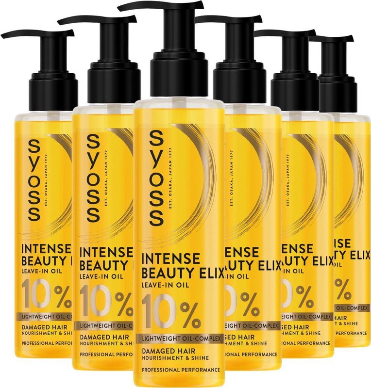 Syoss - Beauty Elixir - Haarolie - Voordeelverpakking - 6x100 ml