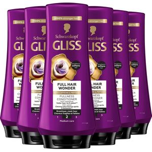 Schwarzkopf - Gliss Full Hair Wonder - Conditioner - 200ml - Voor Sterker Haar