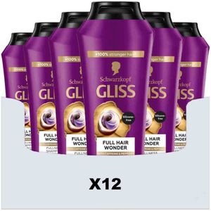 Schwarzkopf - Gliss Full Hair Wonder - Shampoo - Siliconenvrij - 250ml