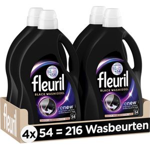 Fleuril - Black - Wasmiddel - 2,430 liter - 54 Wasbeurten