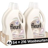 Fleuril - White & Light - Wasmiddel - 4 x 2,430 liter - Voordeelverpakking - 54 Wasbeurten
