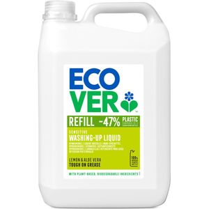 4x Ecover Afwasmiddel Citroen & Aloe Vera 5000 ml