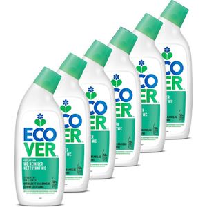 Ecover WC Reiniger - Verwijdert Kalkaanslag - 6 x 750 ml - Voordeelverpakking
